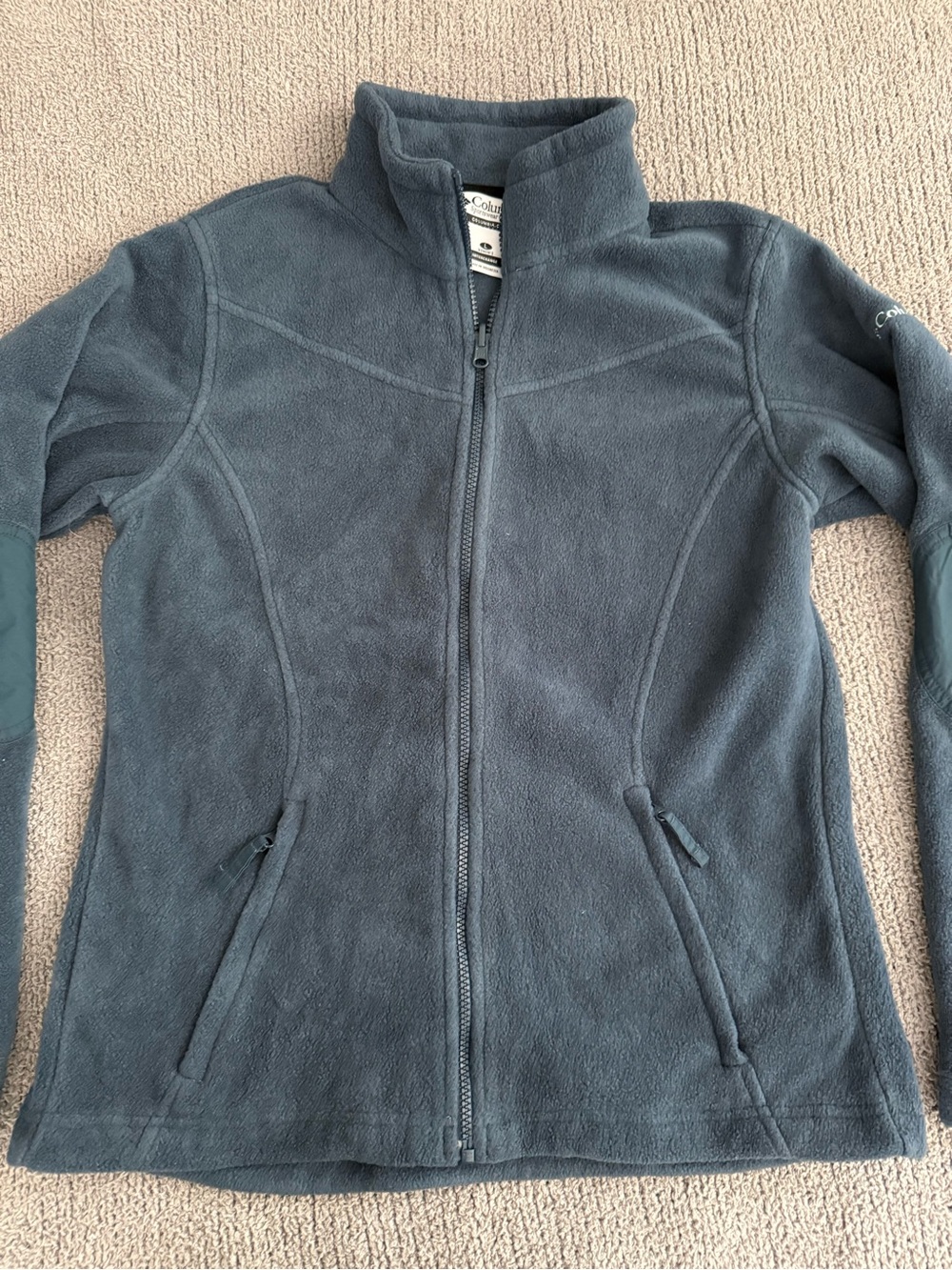 Columbia Women's Charcoal Full-Zip Teddy Fleece Jacket